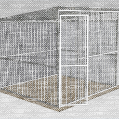 Hliníkový koterec 3x1 m