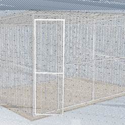 Hliníkový koterec 4x2 m