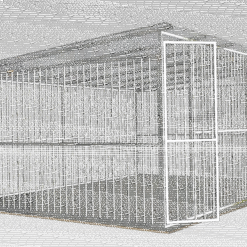 Hliníkový koterec 3x1 m