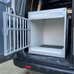 Hliníkový veterinárny box / prepravka S, M, L, XL